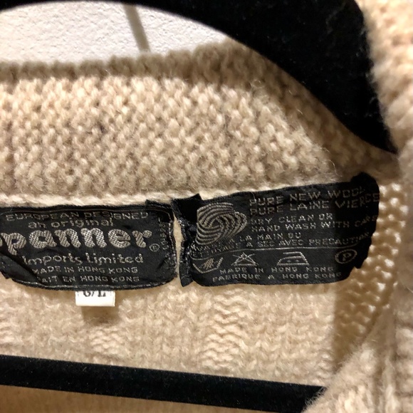 Vintage pure wool zip sweater - Picture 7 of 8